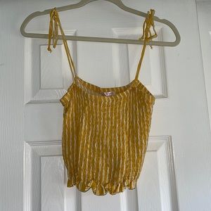 PacSun (Lottie Moss) Cropped Tie Tank Too